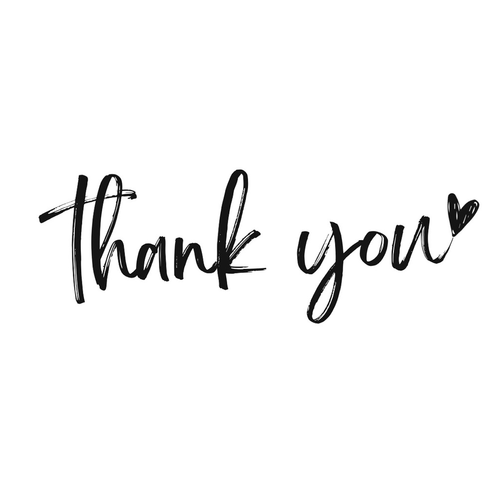Thank you for all your support 💕